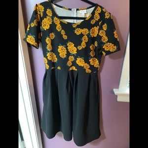 LulaRoe Amelia dress women’s floral size XL
